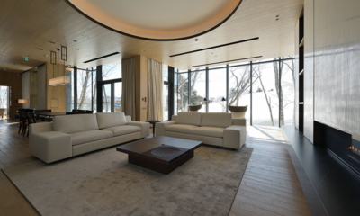 Kamakura Living Area with Snow View | Hirafu, Niseko