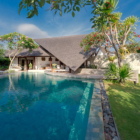 The Layar Three Bedroom Villa Gardens and Pool During the Day | Seminyak, Bali