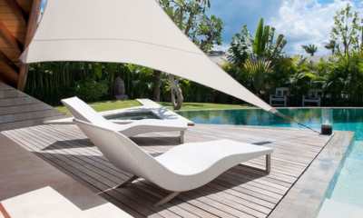 The Layar Three Bedroom Villa Pool Side Loungers | Seminyak, Bali
