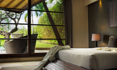 The Layar Three Bedroom Villa Bedroom with View | Seminyak, Bali