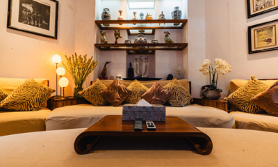 Lataliana Villas Villa Ta Lounge Area with Show Pieces | Seminyak, Bali