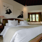 Lataliana Villas Villa Ta Bedroom Three with Seating Area | Seminyak, Bali
