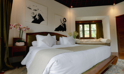 Lataliana Villas Villa Ta Bedroom Three with Seating Area | Seminyak, Bali
