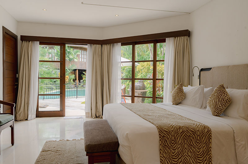 Lataliana Villas Villa Ta Bedroom Four with Pool View | Seminyak, Bali
