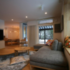Asanoha Living Area with TV | Furano, Hokkaido