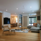 Asanoha Living Area with TV | Furano, Hokkaido