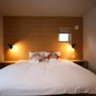 Asanoha Bedroom One with Side Lamps | Furano, Hokkaido