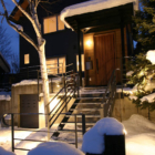 Asanoha Outdoor View at Night | Furano, Hokkaido
