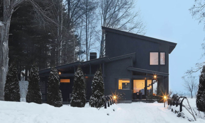 Aya Furano Outdoor Area with Snow View at Night | Furano, Hokkaido
