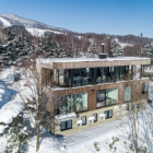 Yama No Oto Outdoor Area with Snow View | Furano, Hokkaido