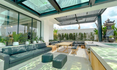 Villa Arita Pool Side Lounge and Kitchen Area | Canggu, Bali