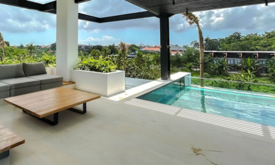 Villa Arita Pool Side Seating Area with View | Canggu, Bali