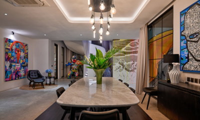 Villa Carpe Diem Dining with Hanging Lights | Canggu, Bali