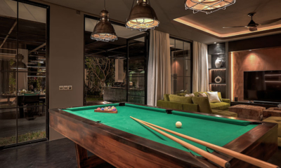 Villa Carpe Diem Billiard Table with Hanging Lights | Canggu, Bali