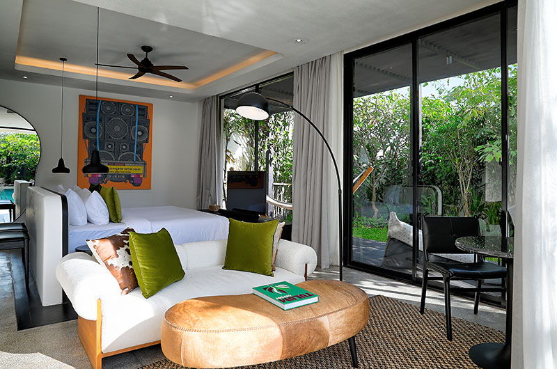 Villa Carpe Diem Bedroom One with TV | Canggu, Bali