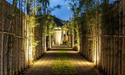 Villa Gendang Entrance with Lights | Seminyak, Bali