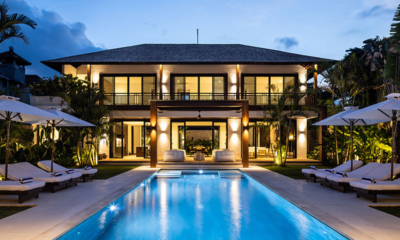 Villa Gendang Outdoor Area with Lights | Seminyak, Bali