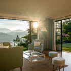 Camellia Hills Seating Area with View | Dickoya, Sri Lanka