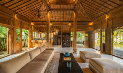 Villa Eccica Living Area with Garden View | Uluwatu, Bali