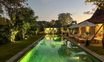 Villa Eccica Pool at Night | Uluwatu, Bali