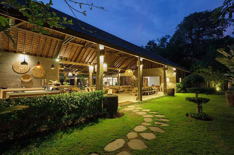 Villa Emile Gardens at Night | Uluwatu, Bali