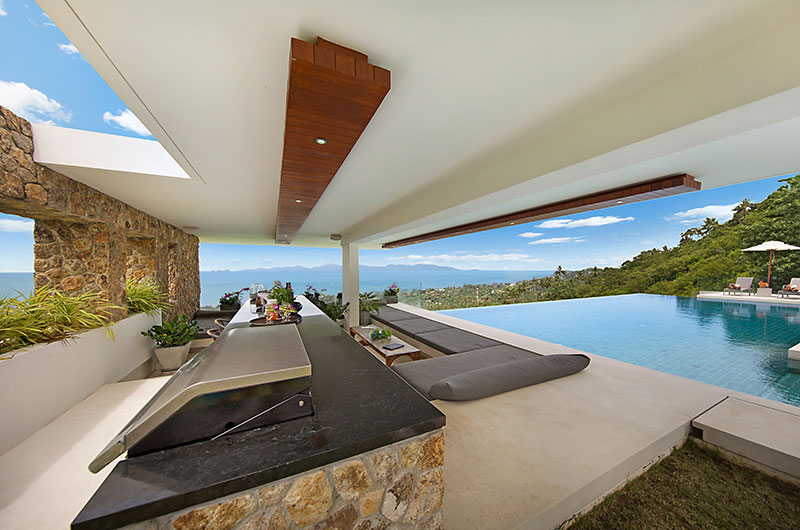 Grand Blue View Estate Villa Blue View Pool Side Lounge Area | Bang Por, Koh Samui