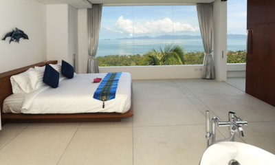 Grand Blue View Estate Villa Blue View Bedroom One with View | Bang Por, Koh Samui