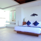 Grand Blue View Estate Villa Blue View Bedroom and Bathroom One | Bang Por, Koh Samui