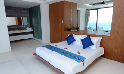 Grand Blue View Estate Villa Blue View Bedroom and Bathroom Three | Bang Por, Koh Samui