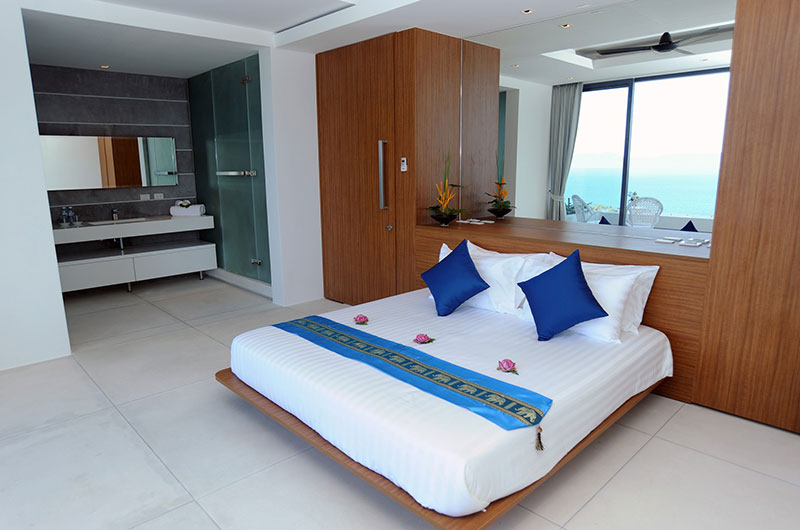 Grand Blue View Estate Villa Blue View Bedroom and Bathroom Three | Bang Por, Koh Samui