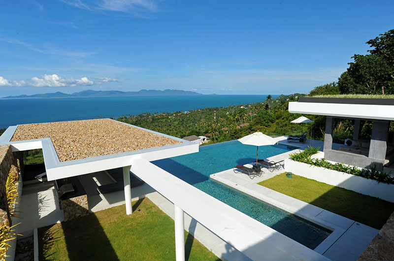 Grand Blue View Estate Villa Blue View Swimming Gardens and Pool with View | Bang Por, Koh Samui