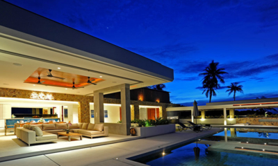 Grand Blue View Estate Villa Blue View Night View | Bang Por, Koh Samui
