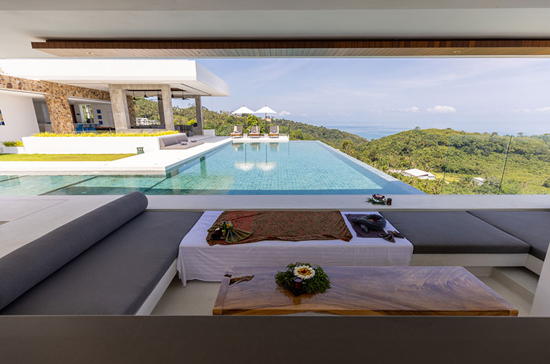Grand Blue View Estate Villa Blue View Luxe Pool Side Spa Set Up | Bang Por, Koh Samui