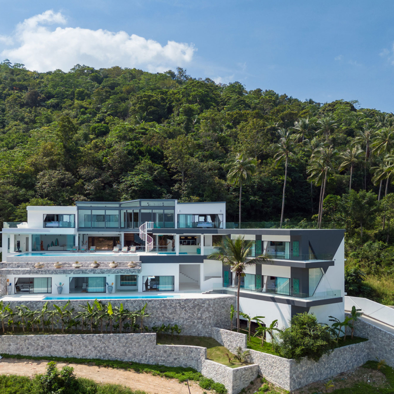 Koh Samui Villa Murano Ariel View