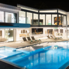 Villa Murano Pool at Night | Bang Por, Koh Samui