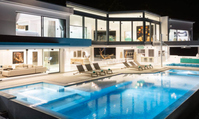 Villa Murano Pool at Night | Bang Por, Koh Samui