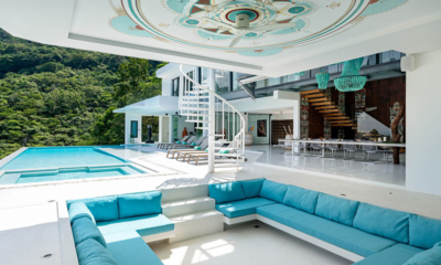 Villa Murano Pool Side Seating Area | Bang Por, Koh Samui