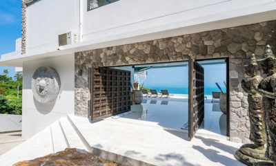 Villa Murano Entrance with Pool View | Bang Por, Koh Samui