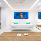 Villa Murano Bedroom Three at Night | Bang Por, Koh Samui