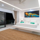 Villa Murano Bedroom Four Night View | Bang Por, Koh Samui