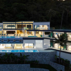 Villa Murano Outdoor View at Night | Bang Por, Koh Samui