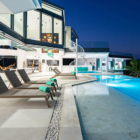 Villa Murano Reclining Sun Beds at Night | Bang Por, Koh Samui