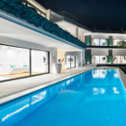 Villa Murano Downstairs Pool at Night | Bang Por, Koh Samui