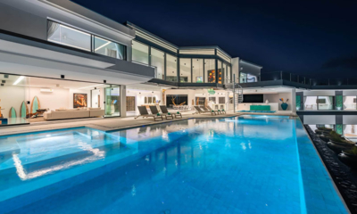 Villa Murano Swimming Pool at Night | Bang Por, Koh Samui