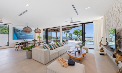Villa Vida Samui Living and Dining Area with View | Chaweng, Koh Samui