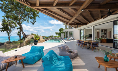 Villa Vida Samui Pool Side Seating Area with Sea View | Chaweng, Koh Samui