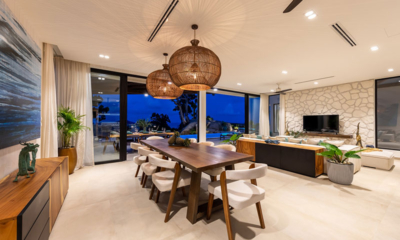 Villa Vida Samui Indoor Living and Dining Area with View | Chaweng, Koh Samui
