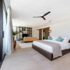 Villa Vida Samui Bedroom One with Hanging Lamps | Chaweng, Koh Samui