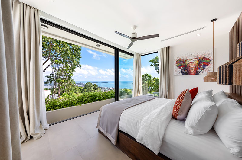 Villa Vida Samui Bedroom Two with Sea View | Chaweng, Koh Samui