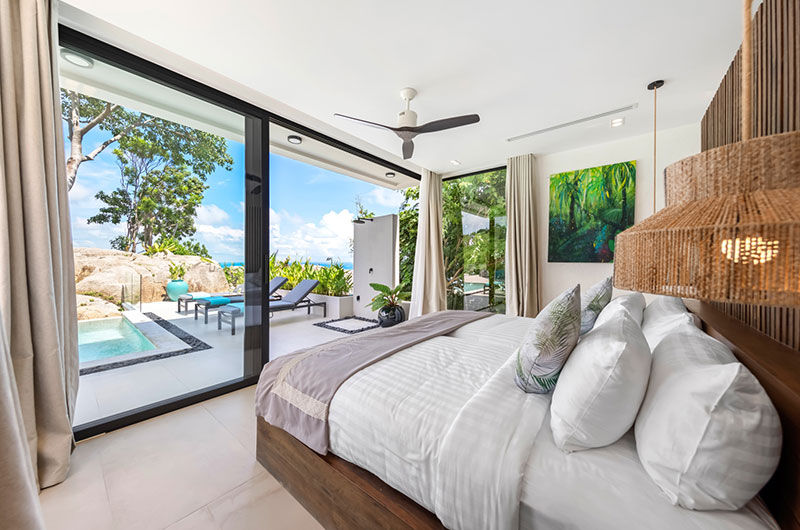 Villa Vida Samui Bedroom Three with Pool View | Chaweng, Koh Samui
